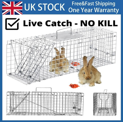 Live animal cage trap heavy - animal,