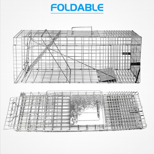 Live animal cage trap heavy - live,