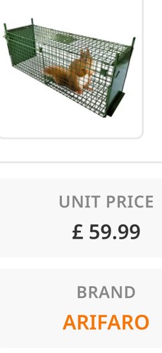 Arifaro animal cage trap - cage, (100