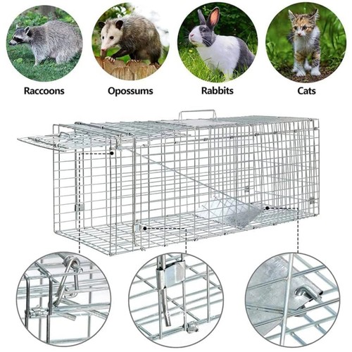 Live animal cage trap - live,