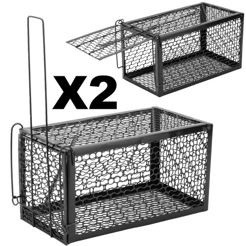 Rat trap mouse catcher - x2,